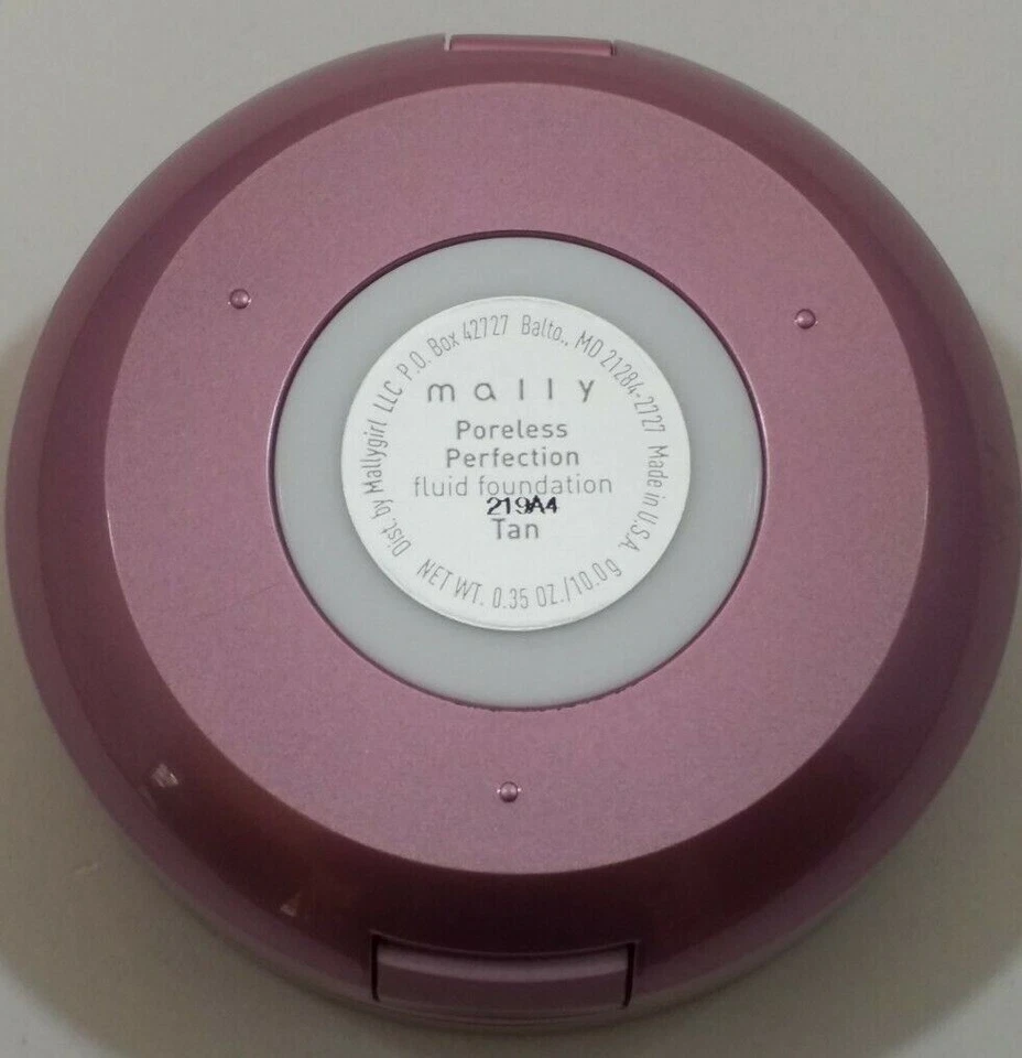 MALLY PORELESS PERFECTION FLUID FOUNDATION TAN SEALE--Lot of 2-- NEW - Image 4 of 4