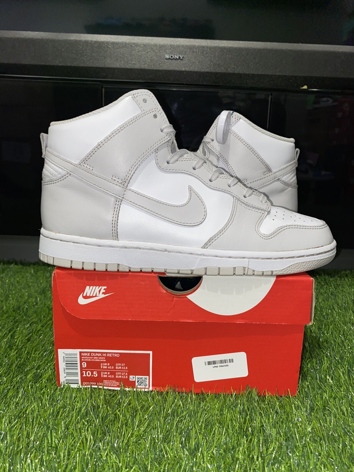 Size UK 8 - Nike Dunk High Vast Grey 2021 for sale online | eBay
