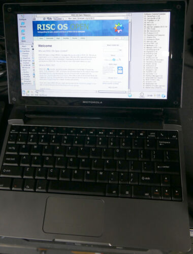 Unique RISC OS  (Acorn) System-Raspberry Pi Zero W within Motorola 10.1" Lapdock - Afbeelding 1 van 23