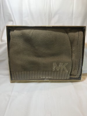 MICHAEL KORS WOMEN'S SCARF AND HAT CAM SIZE O/S PRE