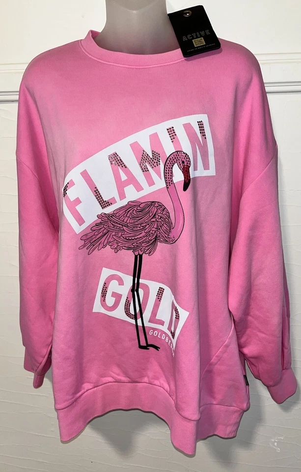 con etiquetas NUEVO CON ETIQUETAS 269 Goldbergh Active INCREÍBLE Blingy Miami Pink Flamingo G1N Foto 2 de 4