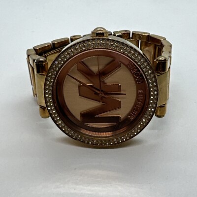 Michael Kors Parker MK5865 Women Rose Gold Analog Dial Quartz Wrist Watch JNA407 s-l400.jpg main image 2
