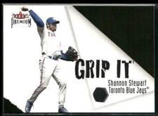 Stewart/Delgado 2001 Fleer Premium Grip It and Rip It #4 GR - Toronto Blue Jays
