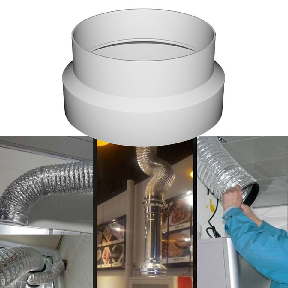Efficient Sealing ABS Vent Pipe Reducing Adapter for Cooker Hood For