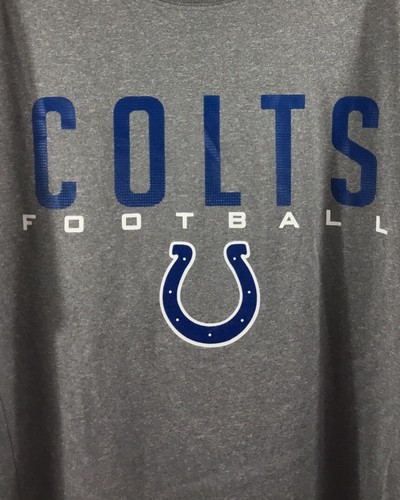 NFL Team Apparel Indianapolis Colts Victory Gear T-Shirt Herren Large Grau Tee Neu - Bild 1 von 7