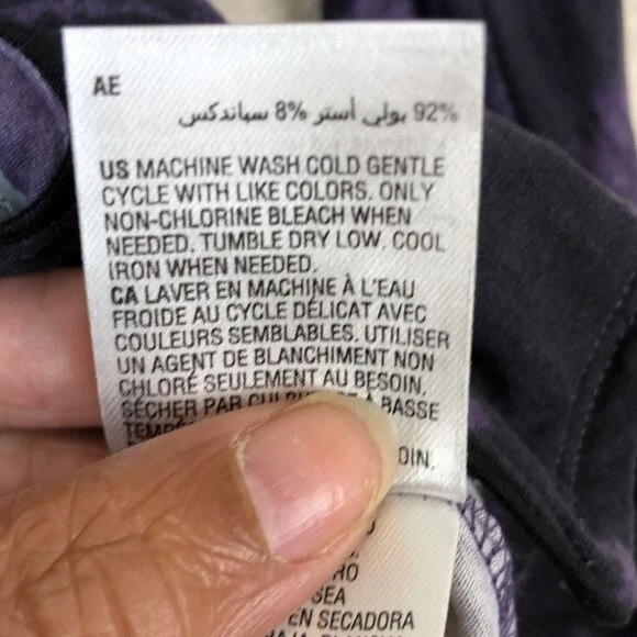 Nuevo con etiquetas Juego de pijama Alfani para mujer púrpura tie dye 2 piezas TALLA PEQUEÑA NUEVO CON ETIQUETAS Foto 4 de 4