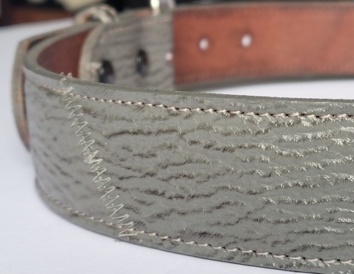 Genuine Shark Skin Belt Size 30 Made In USA Abilene Boot Co. - Picture 11 of 18