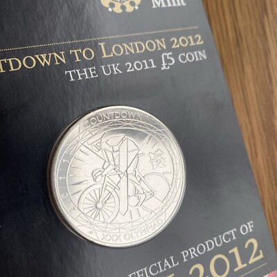 Sealed 2011 £5 FIVE POUND COUNTDOWN TO LONDON 2012 OLYMPICS 1 COIN