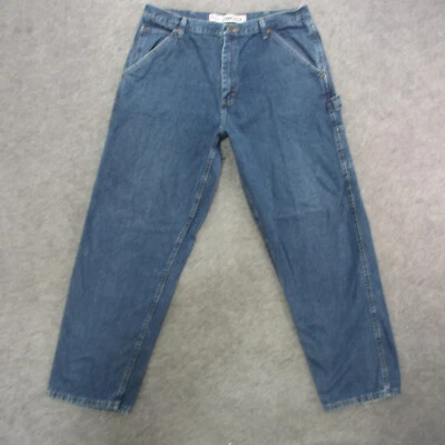 Bailey's PT Jeans Men's 38x32 Blue Medium Wash Straight Leg Jeans - Image 1 of 4