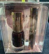 Ted Baker Lips and Tips Set deep red nail polish matching tinted lip balm New