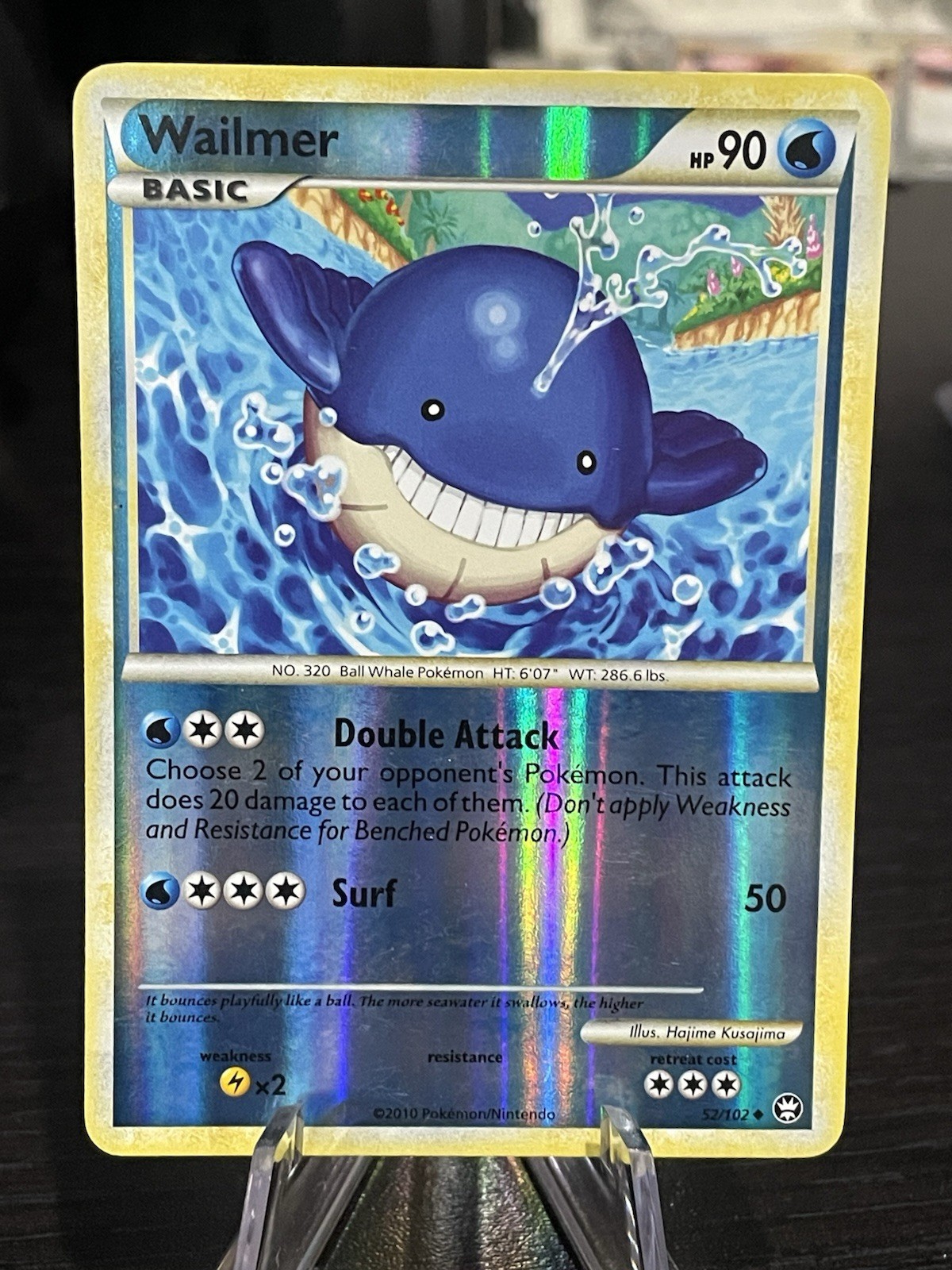 Wailmer 52/102 Reverse Holo Uncommon Triumphant Pokemon Card LP