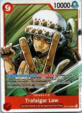 Trafalgar Law OP14-009 Super Rare The Azure Sea's Seven One Piece Foil Near Mint