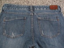 Express Jeans Womens 10L Blue Medium Wash Skinny Stretch Denim 5 Pocket 33x33