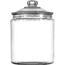 Anchor Hocking Heritage Hill Glass Jar,2 Gallon with Lid for Food/Pantry Storage