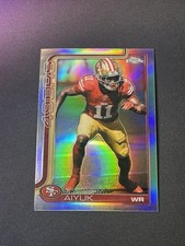 2025 Topps Chrome Refractor Brandon Aiyuk #266 San Francisco 49ers Football