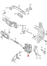 Genuine VW SKODA SEAT Bora Variant 4Motion Golf Door Lock right 3B4839016AJ