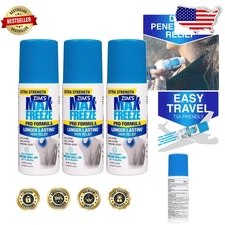 Zim's Max-Freeze Pro Liquid: Fast Acting Muscle & Joint Pain Relief 3ct