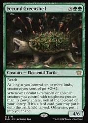 Fecund Greenshell - Bloomburrow #171 Rare
