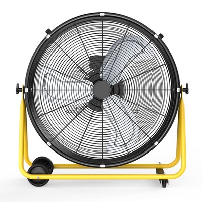 24 Inch Industrial Drum Fan 8500CFM High Velocity Heavy Duty Shop Floor Fan UL