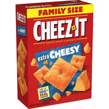Cheez It Extra Cheesy Crackers 21oz Snack Crispy Cheese Flavor Perfect for Sh...