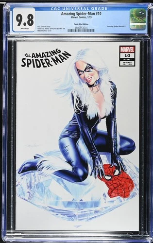Amazing Spider-Man #10 Mike Mayhew Black Cat Trade Variant CGC 9.8
