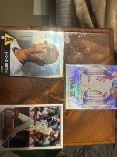 3 Shohei Ohtani Base Cards From Different Sets
