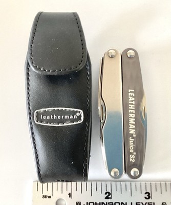 Leatherman Juice S2 Granite Grey Multi-tool 831928 NEW RETIRED LEATHER SHEATH
