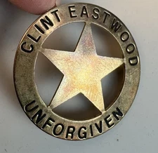 Vintage 1993 Warner Brothers Clint Eastwood Movie Pin Unforgiven