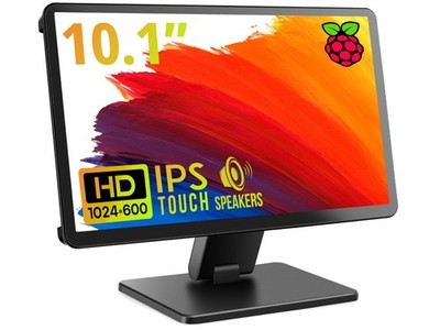 ROADOM TOUCHSCREEN MIT HÜLLE 10,1 ZOLL RASPBERRY PI BILDSCHIRM