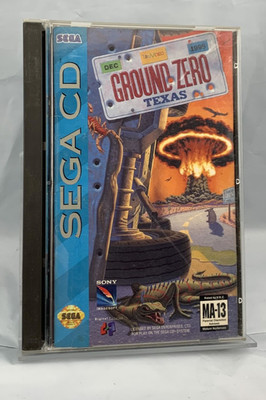 Ground Zero Texas (Sega CD) - Complete CIB - W Both Discs Reg Card Tested