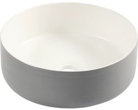 Differnz Aufsatzwaschbecken Mira 36 X 36 Cm Grau/Weiß 38.009.06