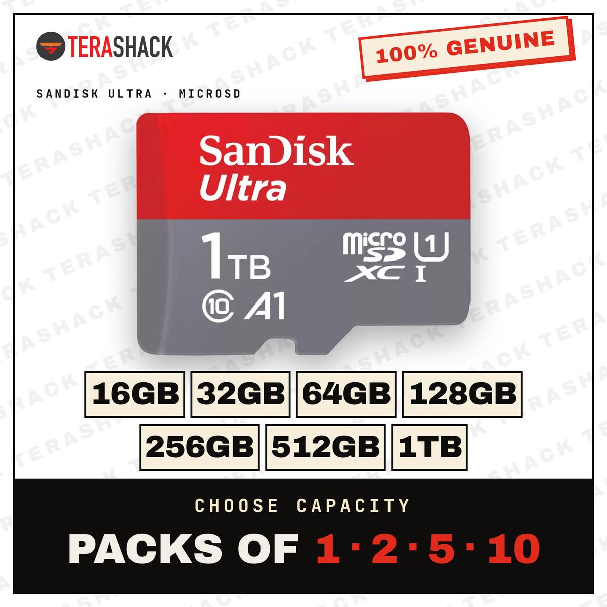 SanDisk Micro SD Card Ultra Memory Card 16GB 32GB 64GB 128GB 256GB 512GB 1TB Lot