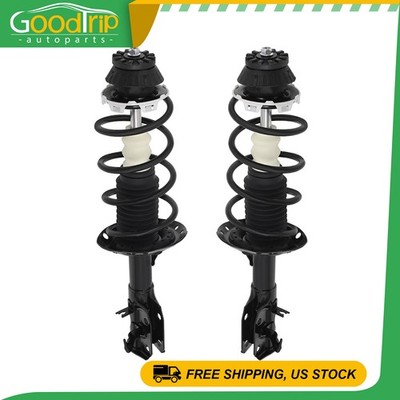 Front Set of 2 Fits 2009-2013 Honda FIT Complete Absorber Shocks Struts Assembly