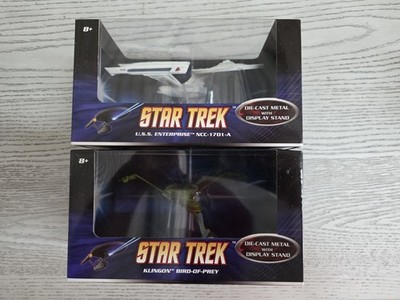Hot Wheels Star Trek USS Enterprise NCC-1701-A & Klingon Bird Of Prey