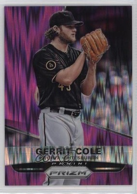 2015 Panini Prizm Purple Flash Prizm 44/99 Gerrit Cole #70 0q3