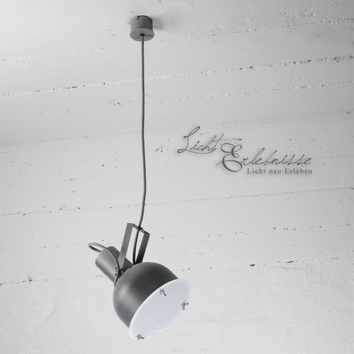 Vintage Lámpara Colgante Salón En Cinc T: 130cm Ø17cm Diseño Pendelleuchte - Imagen 1 de 4