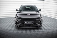 Front Ansatz FüR Hyundai Kona N-Line Mk2 Frontspoiler Spoilerschwert Schwarz