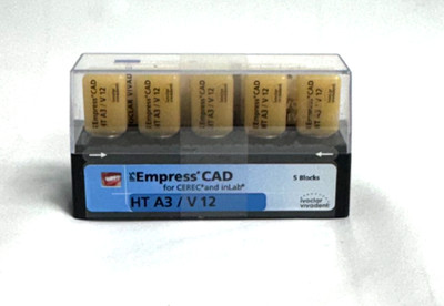 Ivoclar Vivadent IPS Empress CAD, Farbe: HT A3, Größe: V 12;  5 Stück OVP