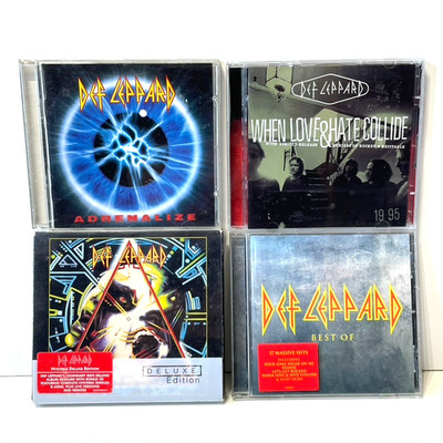 Def Leppard 4 CD Music Album Collection 57 Great Original Hit Tracks on 5 Discs