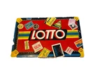 Vintage 1930s Milton Bradley ** LOTTO ** Game No. 4168 12 cards Numbers Complete