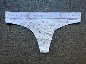 Lot 5 Victoria&rsquo;s Secret M Logo Cotton Thong String Panties Bundle Pack