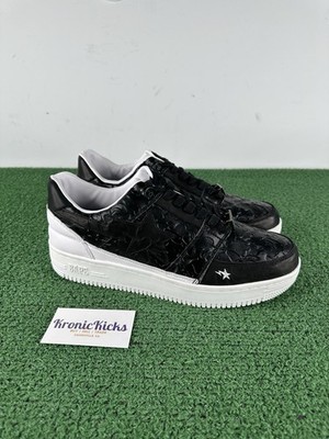 Size 12 - A Bathing Ape Future x Bapesta M1 Low Black for  display picture 1