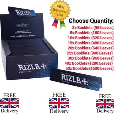 Rizla Precision Blättchen King Size Slim Ultradünn (32 Blätter) pro Heft