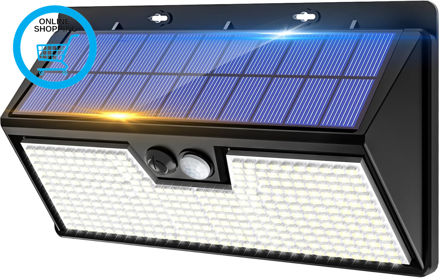 Solar Security Lights Outdoor Motion Sensor, 318LED Super Bright Led Solar Power