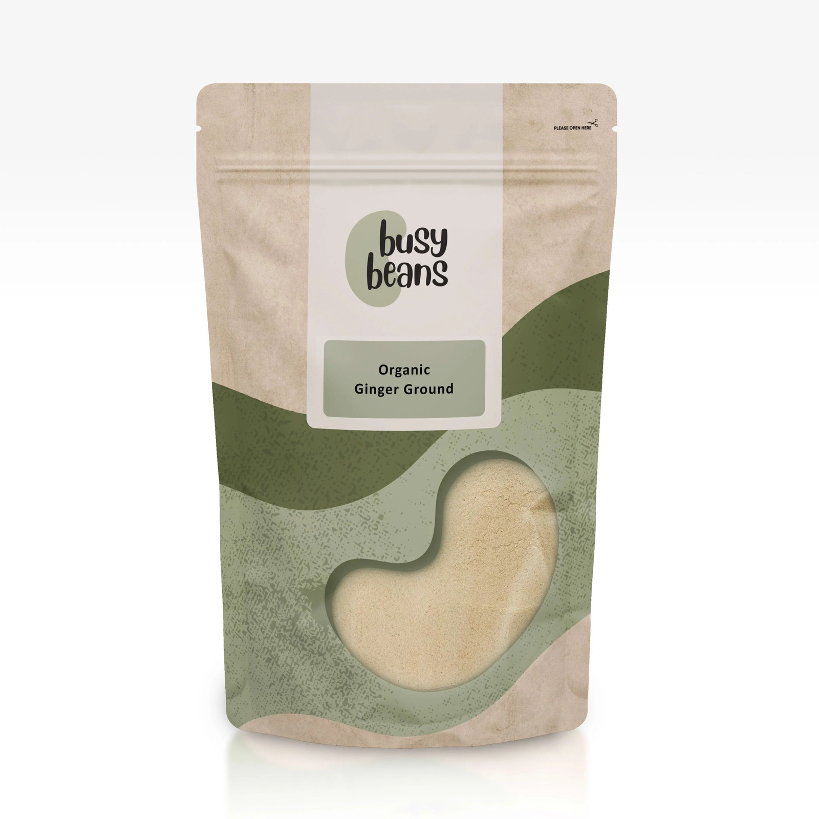 Organic Ginger Ground -Certified Organic- by Busy Beans Organic (250g)