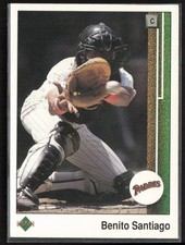 1989 Upper Deck Benito Santiago San Diego Padres #165