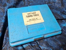 Vintage MAC Tools Tubing Flaring Tool Kit w Case ¼" - ½" Tube SAE Made USA