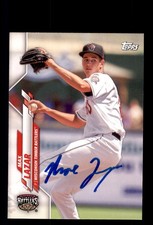 Signed Baseball Card Auto Max Lazar 2020 Topps Pro Debut #PD-128 Timber Rattlers