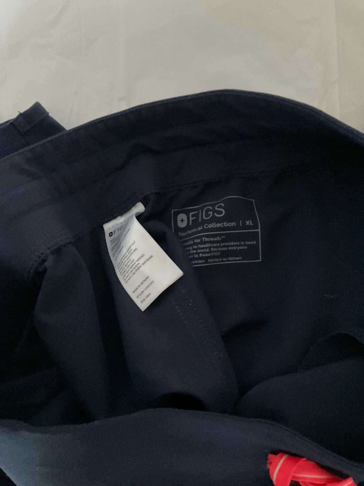FIGS BRITISH RACING NAVY SCRUBS Limited Edition RARE Extremes Collection image 4