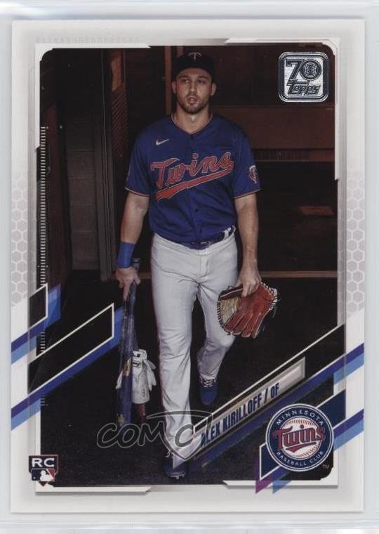 2021 Topps Image Variation SP (Vertical Glove in Hand) Alex Kirilloff #413 m4h